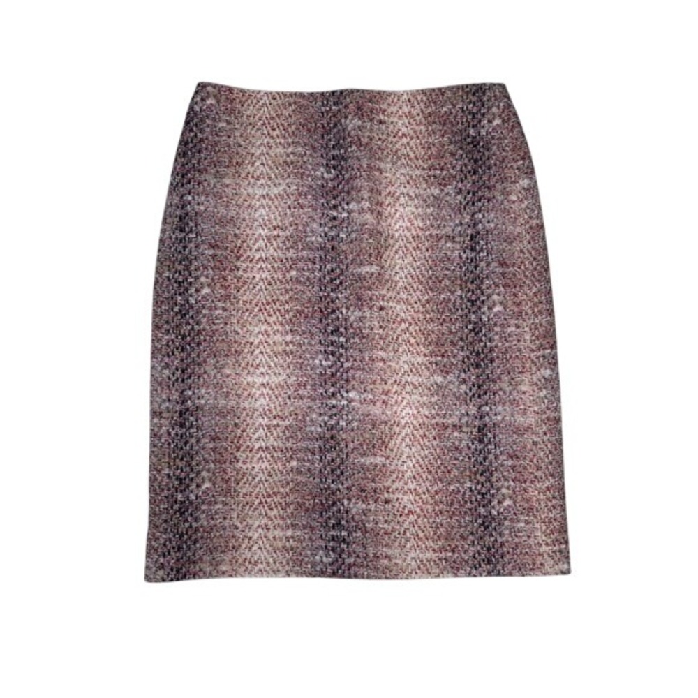 Etcetera Women's Pencil‎ Skirt Textured Woven Pink/Purple Size 4